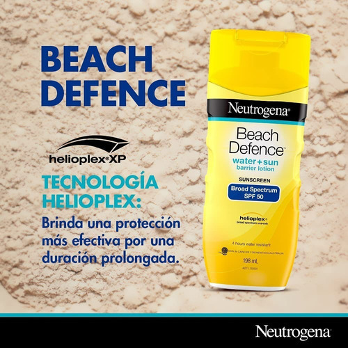 Protector Solar Neutrogena Beach Defence Fps 50+ 198ml