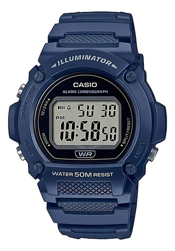 Casio Reloj Unisex W-219h Resistente Resina
