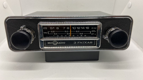Rádio Automotivo Motoradio Antigo Modelo 3 Faixas (leia) (Usado)