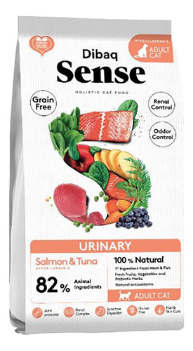 Dibaq Sense Grain Free Gato Urinary Salmón Y Atún 1.5kg