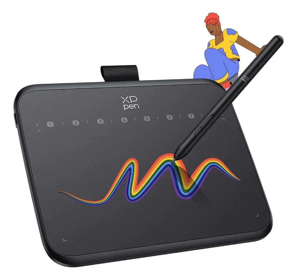 XPPen Deco 640 Mesa Digitalizadora Com Caneta, 16384 Pressão, Preto