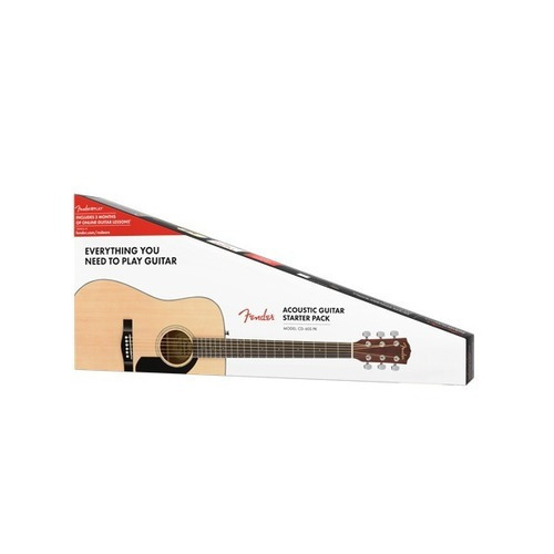 Guitarra acústica Fender Acoustic Pack CD-60S Pack V2 brillante
