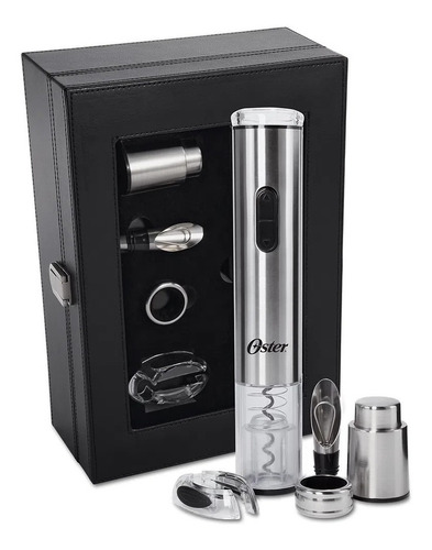 Kit Aerador De Vinho Jogo De Abridores P/ Vinho Inox Oster