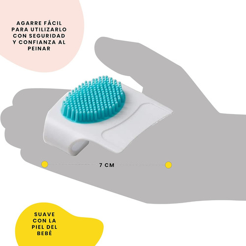 1er Cepillo Y Peine Para Dermatitis Seborreica