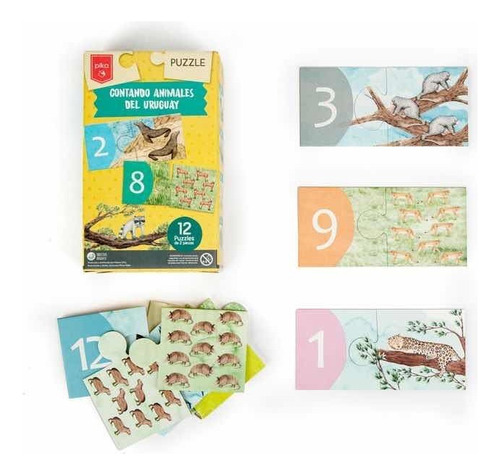 Puzzle Contando Animales Del Uruguay Pika Cadaques Kids