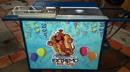 Imagen 3 de 5 de Carro Para Perros Calientes