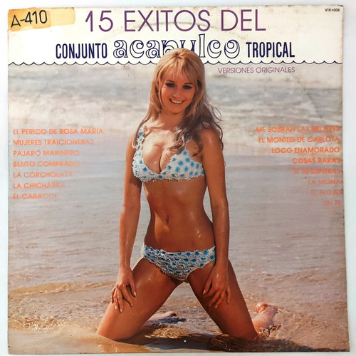 Conjunto Acapulco Tropical - 15 Exitos Del  Lp