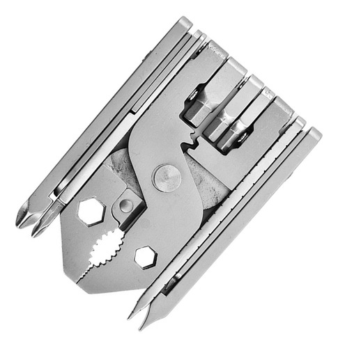 Alicates Compactos 25 En 1 Plegables De Acero Inoxidable