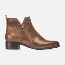 Comprar Botas Mujer Cavatini Botita Vestir Doble Cierre Cuero Vacuno