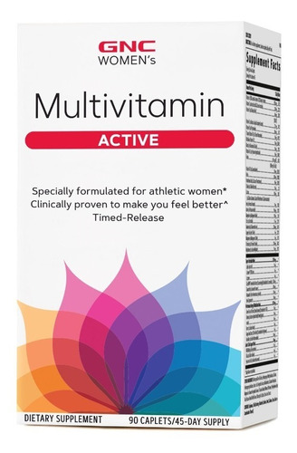 Gnc Women's Active Multivitamina Antioxidante Salud Osea 60