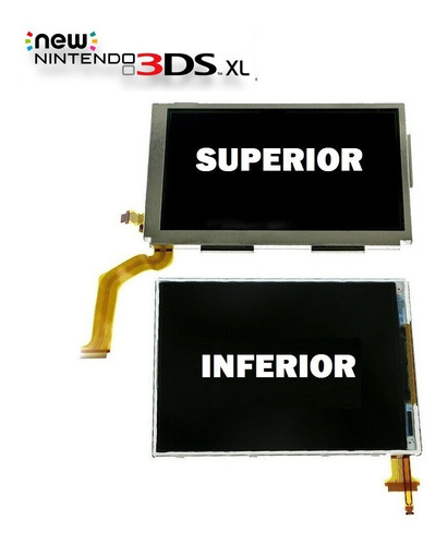 Pantalla Superior O Inferior New Nintendo 3ds Xl Original