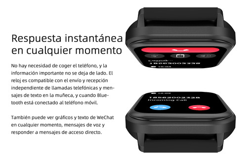 2.01'' Reloj Inteligente Bluetooth Llamada Mujer Smartwatch