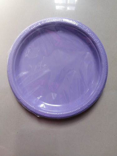 Paquete De 10 Platos De 7 Pulgadas 0 17 Cm En Tono Violeta 