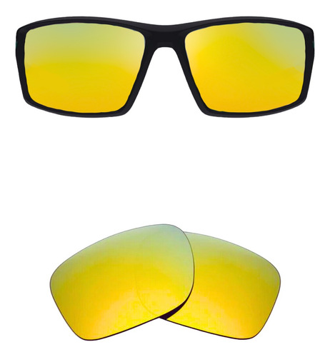 Lente De Reposição Para Mormaii Joaca 4 - M0112 Cor Dourado Verde