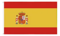 Comprar Bandera De España Grande 90 Cm X 150cm Spain Flag Tela De Poliéster Color Vivo Resistente Con Ojales Bandera Española