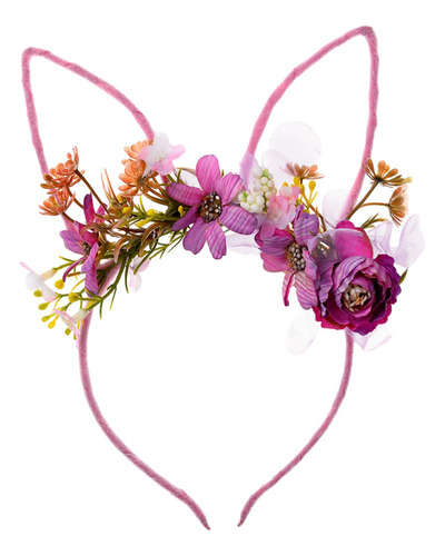 2 Diadema Con Orejas De Conejo De Pascua, Bonito Aro Para El