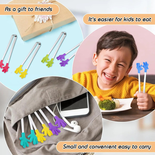 Zl Pinzas Pequenas For Comida Shindel, 8 Piezas, Minipinza