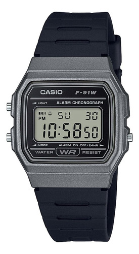 Casio F-91wm-1b Alarma Cronógrafo Reloj Clásico Retro F-91 G