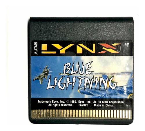Blue Lightning - Juego Original Para Atari Lynx Epyx (Usado)