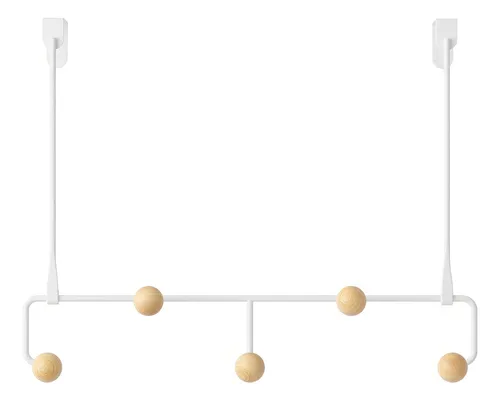 Soporte colgante para accesorios Umbra, blanco, con 5 ganchos