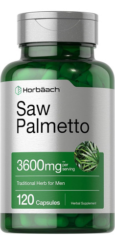 Saw Plmetto 3600 Mg 120 Cáps Horbaach Inmunidad Eeuu