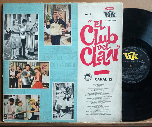 El Club Del Clan Vol.1 - Lp 1962 - Palito Tedesco Red Caps