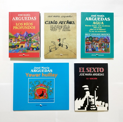 José María Arguedas - Pack 5 Libros / Nuevos Y Originales