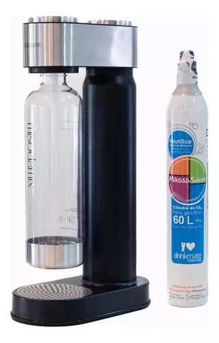  SodaStream Máquina de agua con gas Art (azul niebla) con  botella de CO2 y DWS