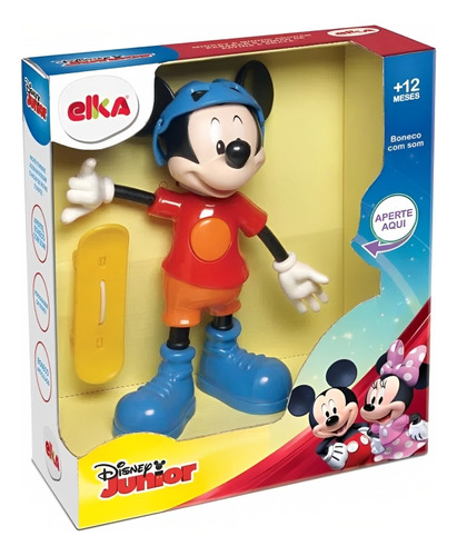 Mickey Mouse Skatista Radical Com Som Disney Junior 900 Elka