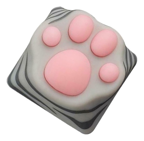 Cute Silicone Paw Of Cat Gaming Mecánico Keycap Diy Custom