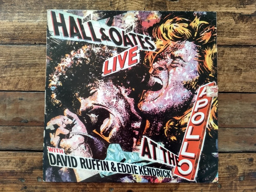 Daryl Hall & John Oates Live At Apollo Vinilo Lp Arg 1985 Ex