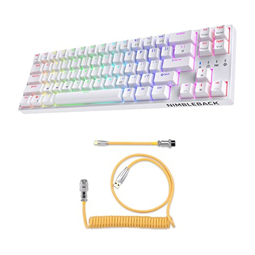 Nb681 Nimbleback Rgb Con Cable 65% Teclado Mecánico Intercam