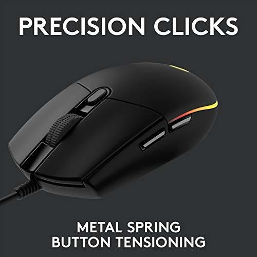 Imagen 5 de 9 de Mouse Ratón Logitech G203 Para Juegos Con Cable, 8.000 Ppp,