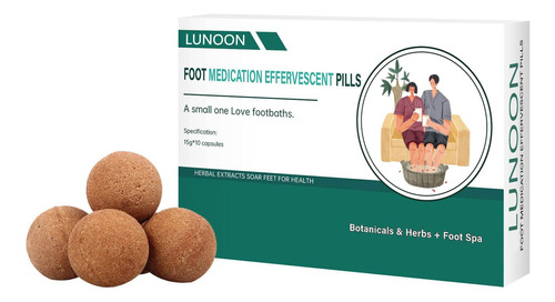 Pastillas Efervescentes R Foot Medication, Baño De Pies Con