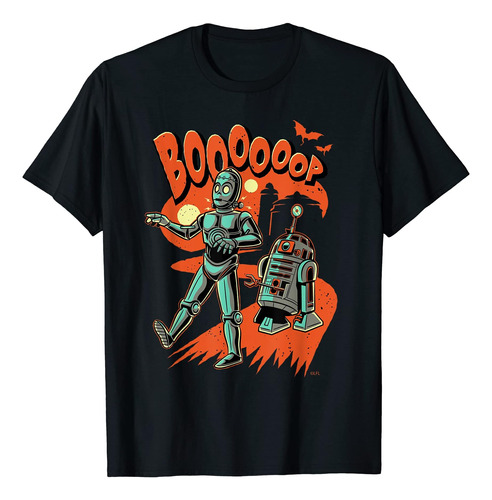 Star Wars R2-d2 Y C-3po Monster Droids Boooooop Camiseta De 