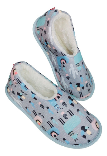 Pantuflas Cerradas, Hornerito Con Piel, Super Calentitas