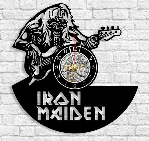 Reloj Corte Laser 0769 Iron Maiden Eddie Silueta