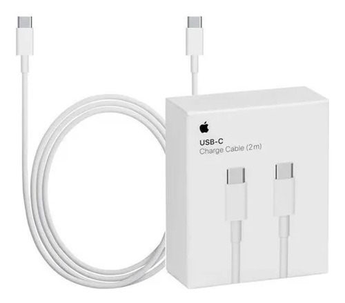 Cable De Carga Usb-c Apple De 6,6' (2 M), Blanco Mll82am/a