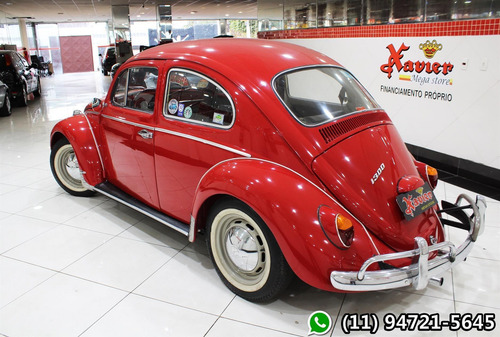 Imagem 2 de 11 de Fusca 1300 2p 1970 Vermelho Financiamento Próprio 6a13
