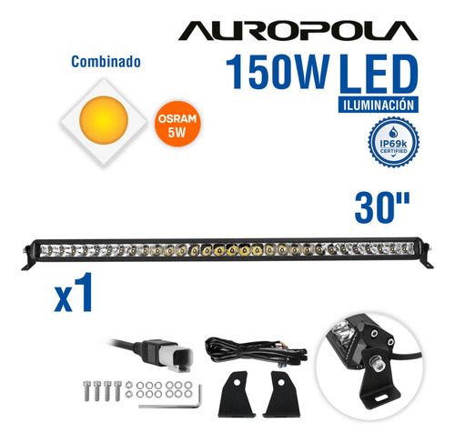 Barra Led Combinado 30puLG 150w Osram 5w - S5d1-30-h