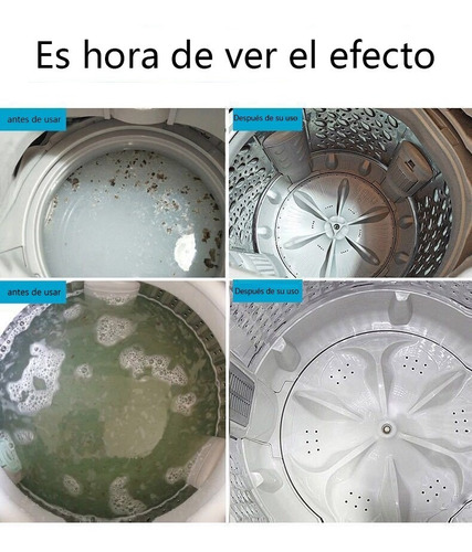 Imagen 2 de 5 de Pastillas Efervescentes Limpieza De Máquina Lavadora X12
