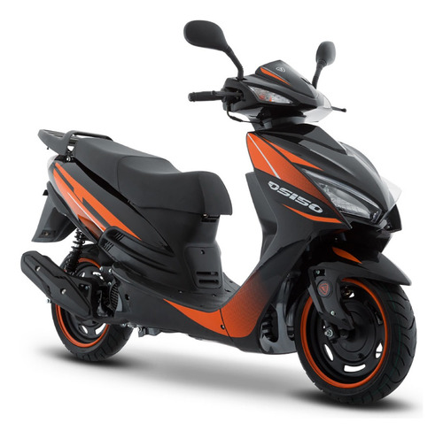 Motoneta Scooter Italika Ds150 Naranja Negro