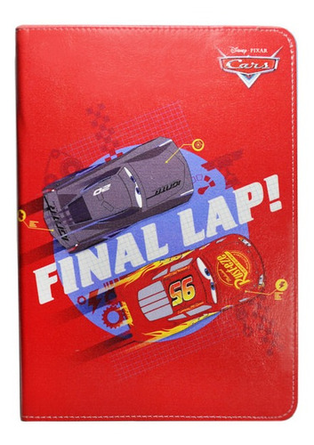 Funda De Tablet Disney Cars Con Soporte Giratoria 360° 7''