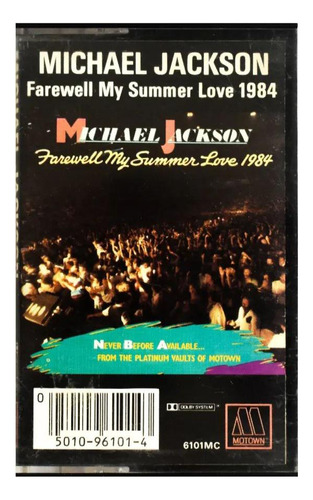 Michael Jackson Farewell My Summer Love Cassette Usa