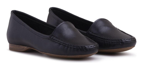 Mocassim Dockside Feminino Couro Liso Conforto Casual