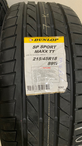Dunlop Sp Sport Maxx Tt 215/45 R18 89w Oem Mazda3 3ra Gen. W