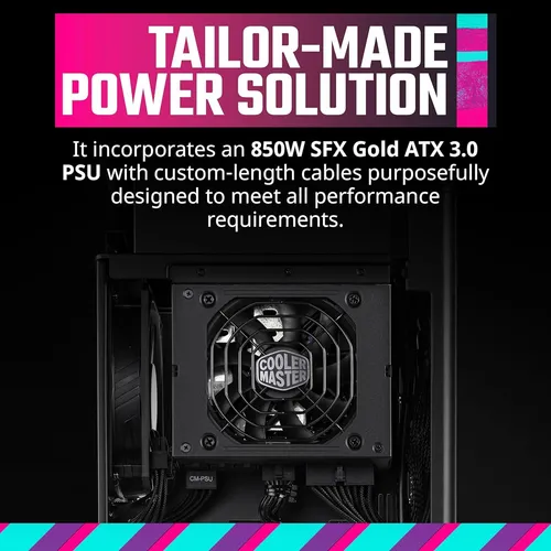 Cooler Master Ncore 100 Max Itx Case Con Aio 120mm Y Psu
