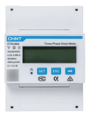 Medidor De Energía Trifásico Dtsu666.