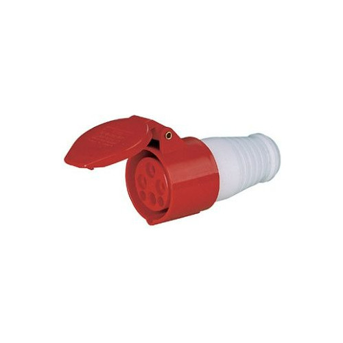 Ficha Industrial Hembra 32 Amp 3 Polos + Tierra Roja Ip44 