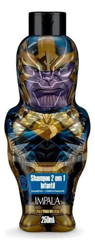  Shampoo Thanos Vingadores 2 Em 1 Condicionador 250 Ml Impala